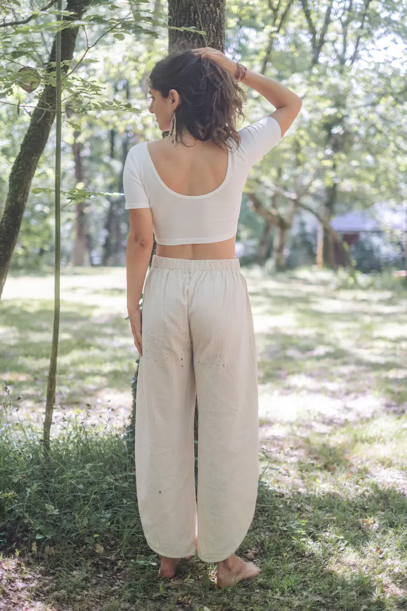 soft reversible crop top
