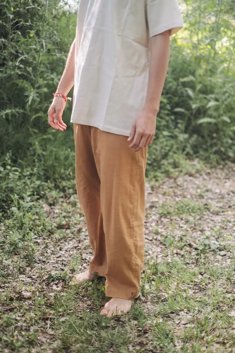 organic yoga trousers